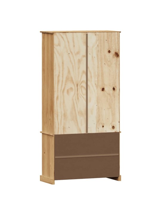 Knihovna VIGO 85 x 35 x 170 cm masivní borové dřevo