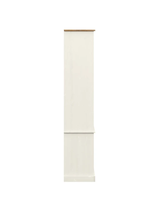 Knihovna VIGO bílá 85 x 35 x 170 cm masivní borové dřevo