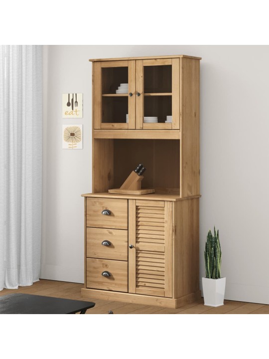 Horní díl na toaletní stolek vigo 78x30x100 cm masivní borovice