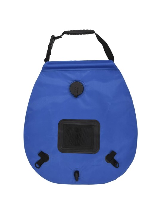 Kempingový sprchový vak modrý 20 l PVC