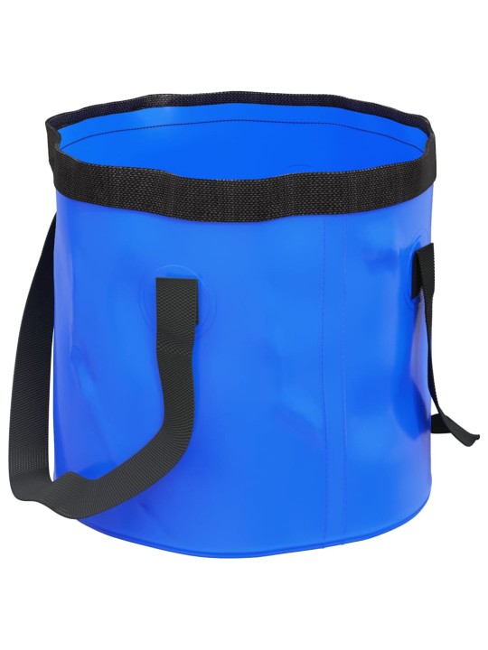 Skládací kbelíky 2 ks modré 30 l PVC
