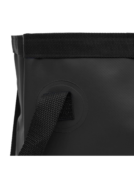 Skládací kbelíky 2 ks černé 20 l PVC
