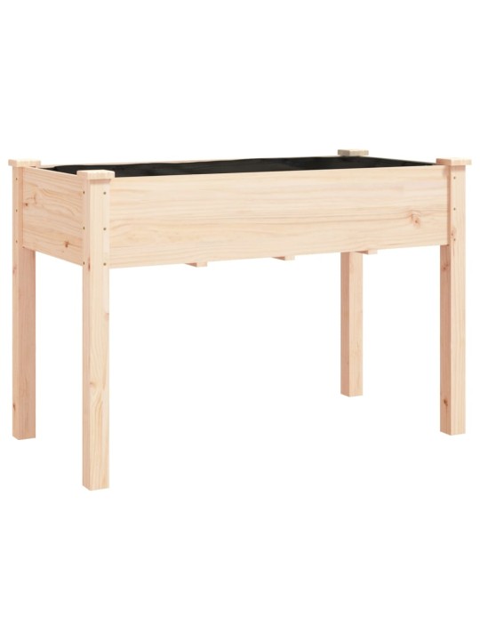 Truhlík na kolečkách s vložkou 118 x 59 x 80 cm masivní jedle