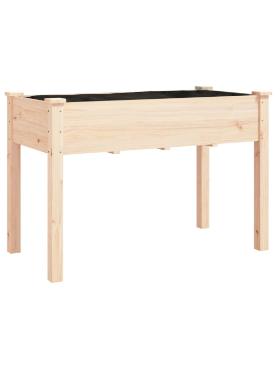 Truhlík na kolečkách s vložkou 118 x 59 x 80 cm masivní jedle