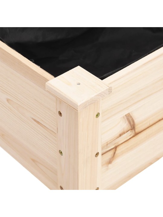 Truhlík na kolečkách s vložkou 118 x 59 x 80 cm masivní jedle