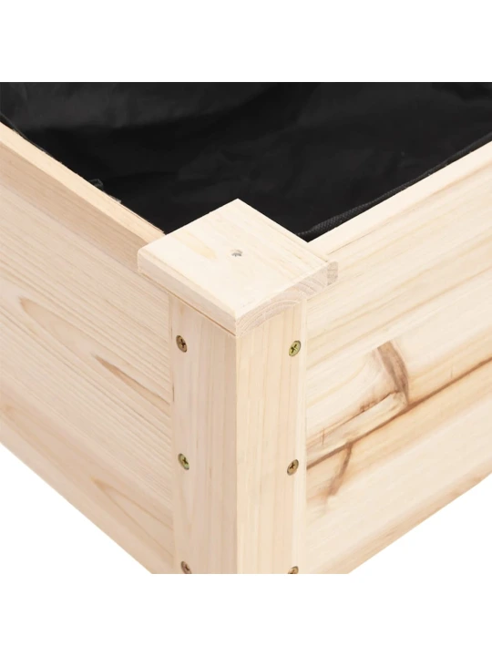 Truhlík na kolečkách s vložkou 118 x 59 x 80 cm masivní jedle