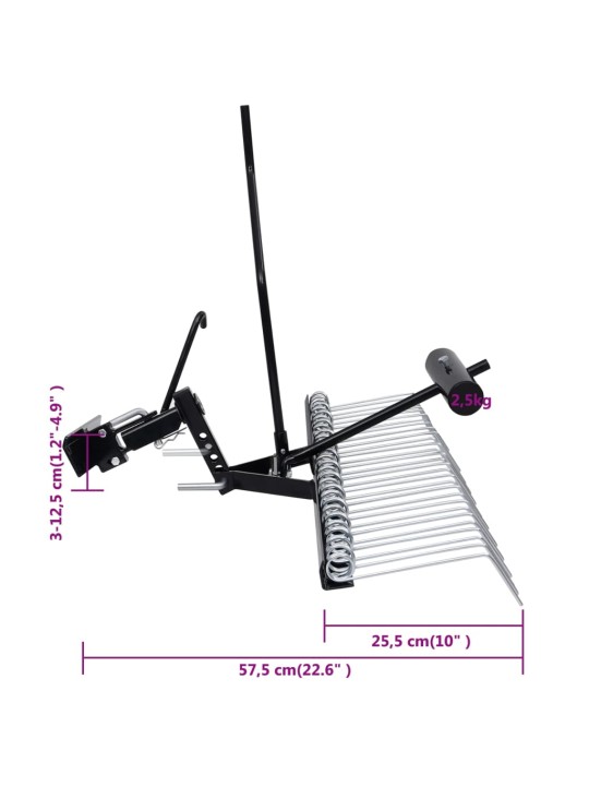 Vertikutátor pro zahradní traktor 109 cm
