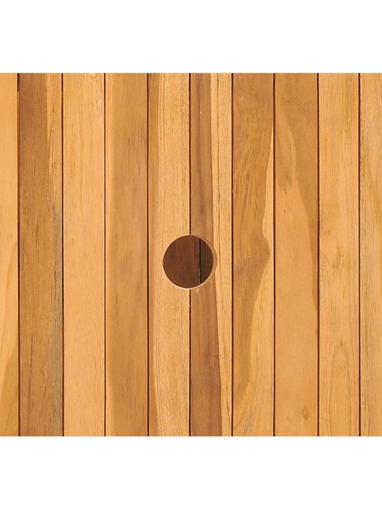 Koupelnová skříňka se 2 policemi 74 x 45 x 75 cm masivní dřevo