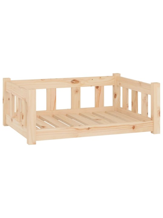 Pelíšek pro psy 75,5 x 55,5 x 28 cm masivní borovice