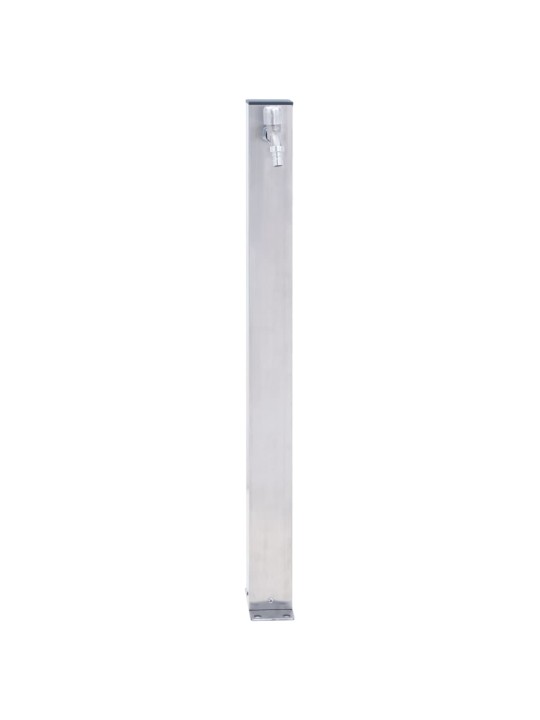 Zahradní sloupek na vodu 40 cm nerezová ocel čtvercový