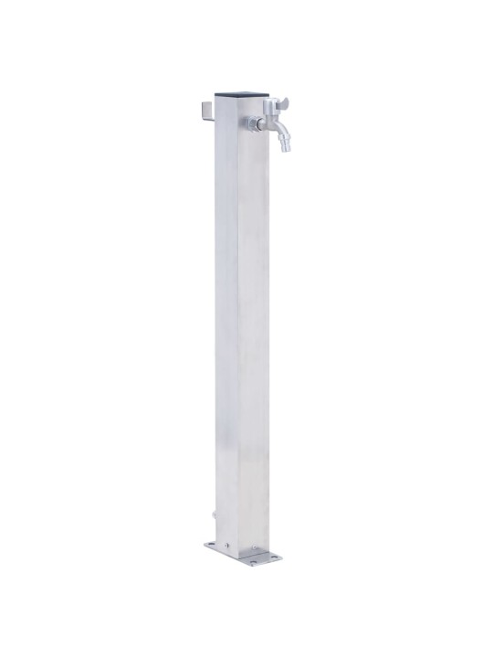 Zahradní sloupek na vodu 60 cm nerezová ocel čtvercový
