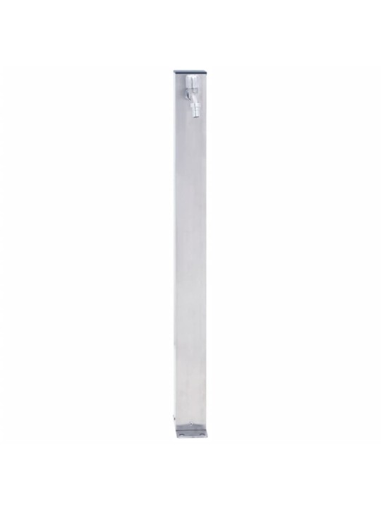 Zahradní sloupek na vodu 60 cm nerezová ocel čtvercový