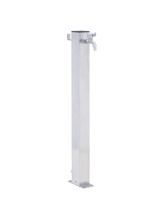 Zahradní sloupek na vodu 80 cm nerezová ocel čtvercový