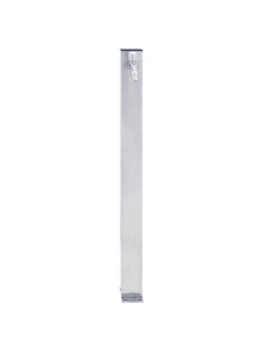 Zahradní sloupek na vodu 100 cm nerezová ocel čtvercový