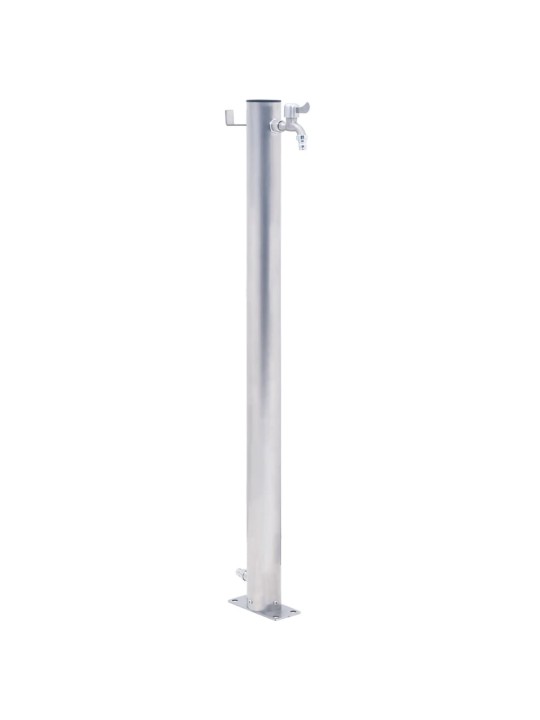Zahradní sloupek na vodu 40 cm nerezová ocel kulatý