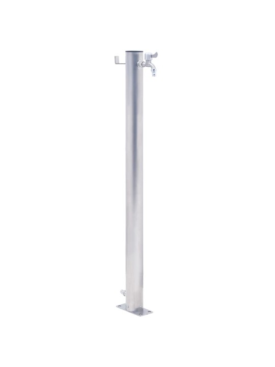 Zahradní sloupek na vodu 80 cm nerezová ocel kulatý