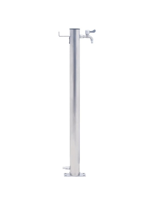 Zahradní sloupek na vodu 80 cm nerezová ocel kulatý