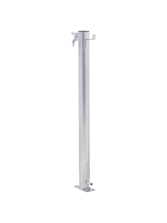 Zahradní sloupek na vodu 80 cm nerezová ocel kulatý