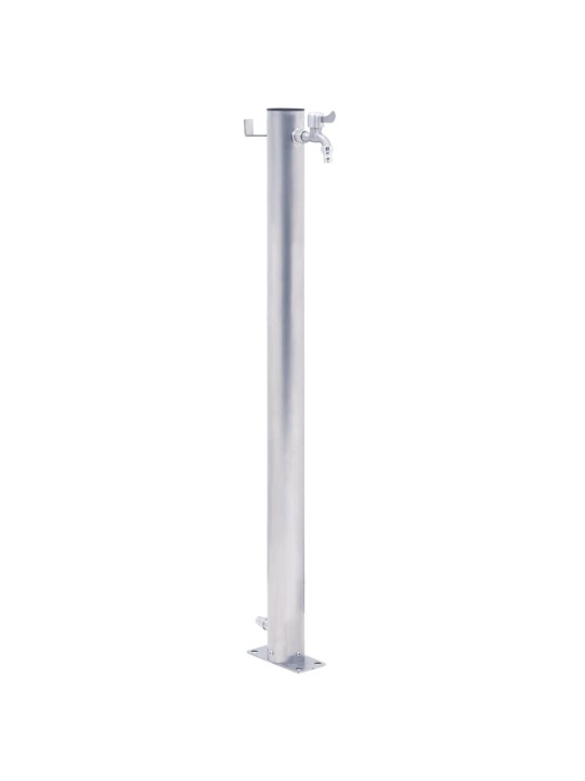 Zahradní sloupek na vodu 100 cm nerezová ocel kulatý