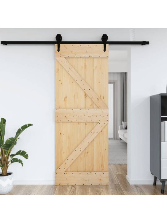 Dveře NARVIK 70 x 210 cm masivní borové dřevo