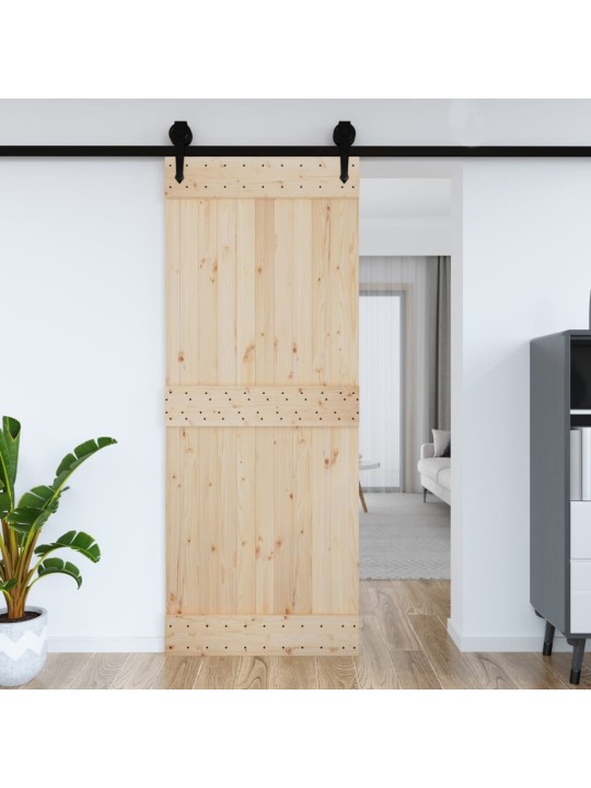 Dveře NARVIK 90 x 210 cm masivní borové dřevo