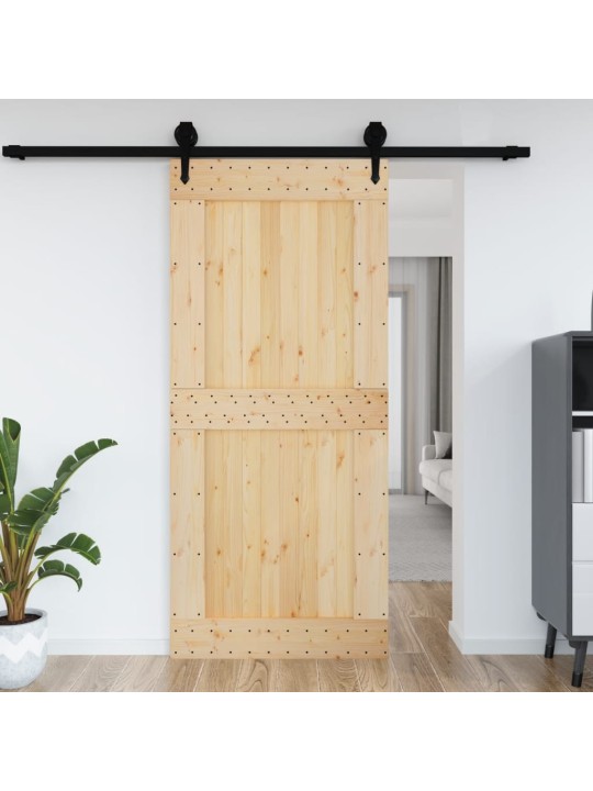 Dveře NORVIK 100 x 210 cm masivní borové dřevo