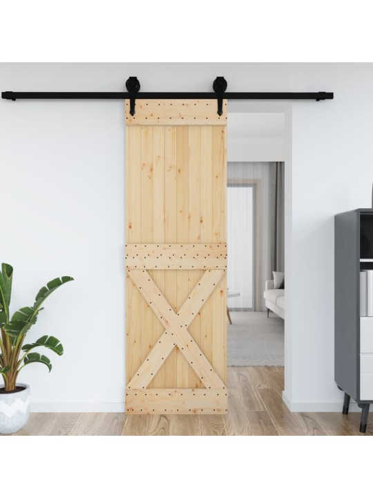 Dveře NARVIK 70 x 210 cm masivní borové dřevo