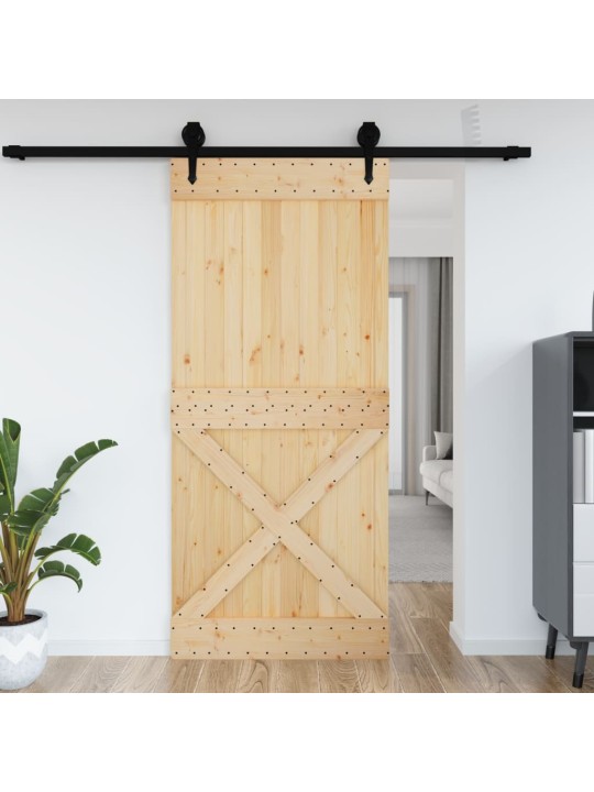 Dveře NORVIK 100 x 210 cm masivní borové dřevo