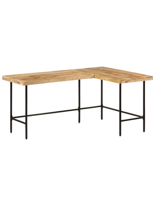 Psací stůl 165x110x77 cm masivní mangovník a železo