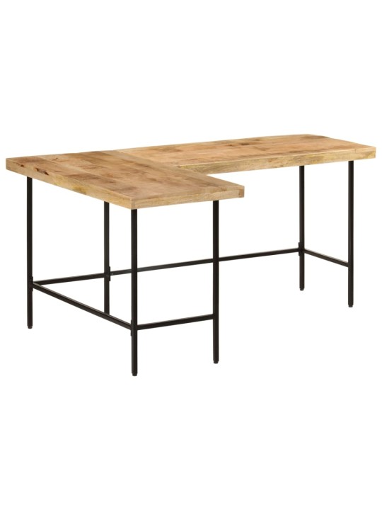 Psací stůl 165x110x77 cm masivní mangovník a železo