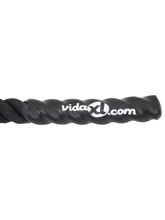 Posilovací lano černé 6 m 4,5 kg polyester