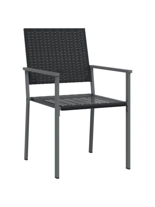 9dílný zahradní jídelní set polyratan a ocel