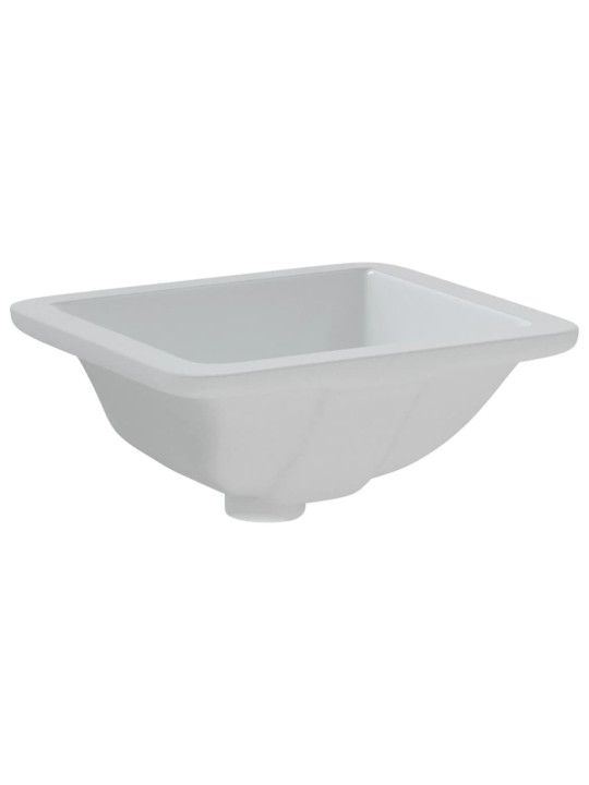 Umyvadlo do koupelny bílé 30,5x27x14 cm obdélníkové keramika