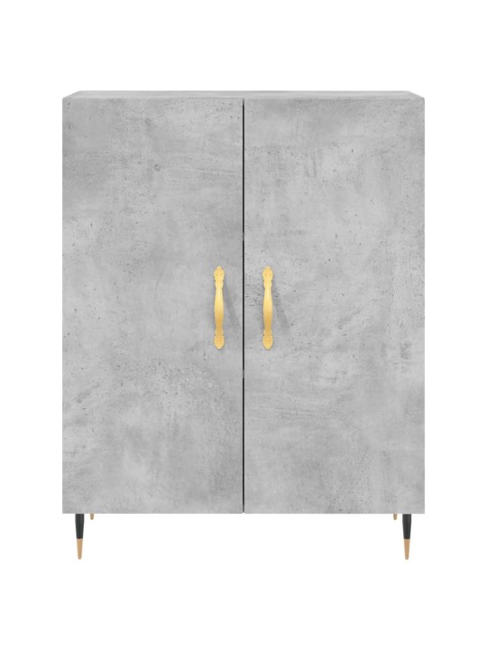 Příborník betonově šedý 69,5 x 34 x 90 cm kompozitní dřevo