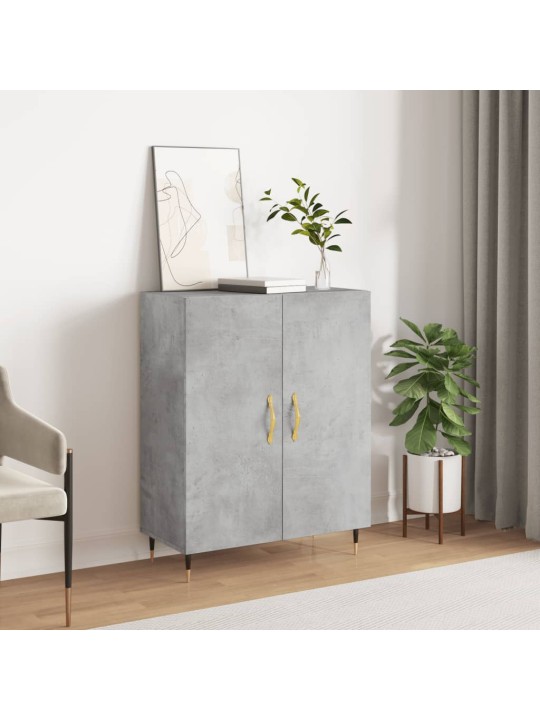 Příborník betonově šedý 69,5 x 34 x 90 cm kompozitní dřevo
