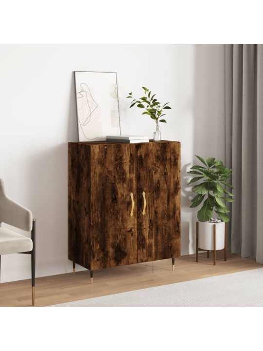 Příborník kouřový dub 69,5 x 34 x 90 cm kompozitní dřevo