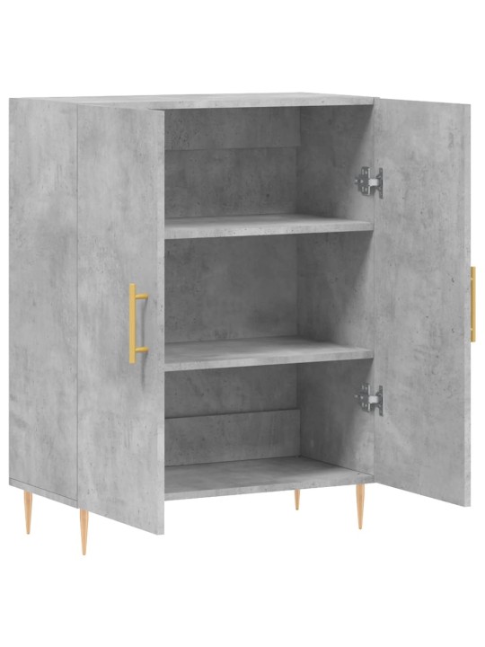 Příborník betonově šedý 69,5 x 34 x 90 cm kompozitní dřevo