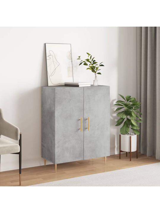 Příborník betonově šedý 69,5 x 34 x 90 cm kompozitní dřevo