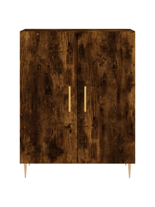 Příborník kouřový dub 69,5 x 34 x 90 cm kompozitní dřevo