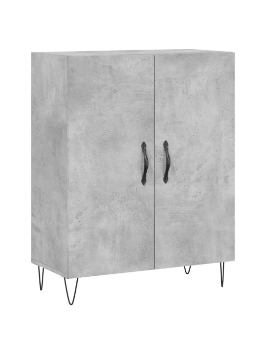 Příborník betonově šedý 69,5 x 34 x 90 cm kompozitní dřevo