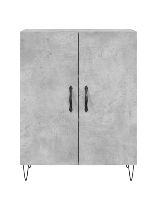 Příborník betonově šedý 69,5 x 34 x 90 cm kompozitní dřevo
