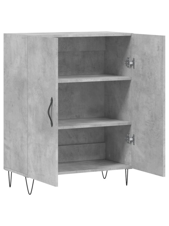 Příborník betonově šedý 69,5 x 34 x 90 cm kompozitní dřevo