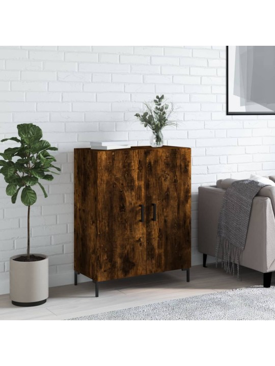 Příborník kouřový dub 69,5 x 34 x 90 cm kompozitní dřevo