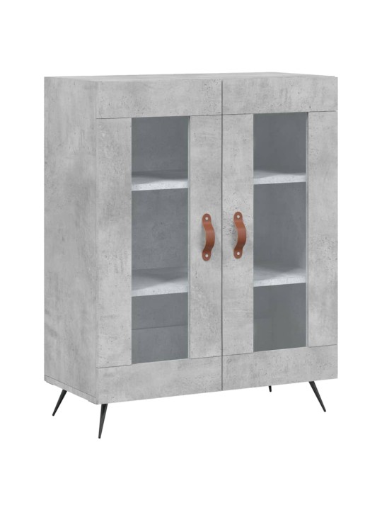 Příborník betonově šedý 69,5 x 34 x 90 cm kompozitní dřevo