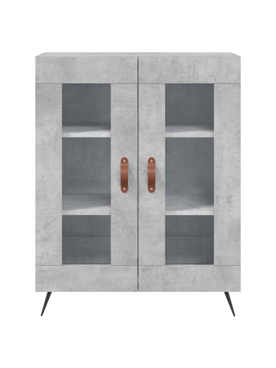 Příborník betonově šedý 69,5 x 34 x 90 cm kompozitní dřevo
