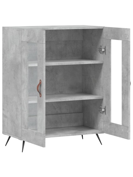Příborník betonově šedý 69,5 x 34 x 90 cm kompozitní dřevo