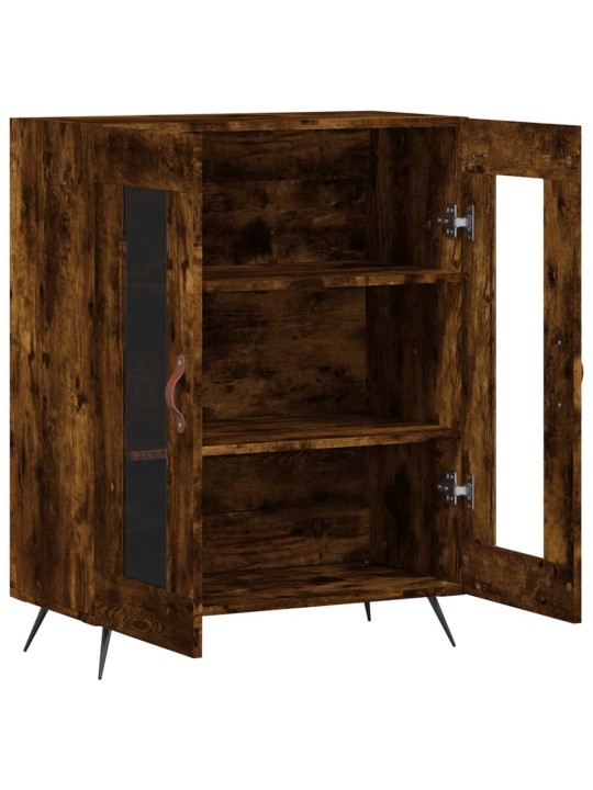 Příborník kouřový dub 69,5 x 34 x 90 cm kompozitní dřevo