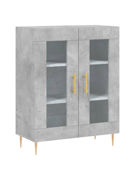 Příborník betonově šedý 69,5 x 34 x 90 cm kompozitní dřevo