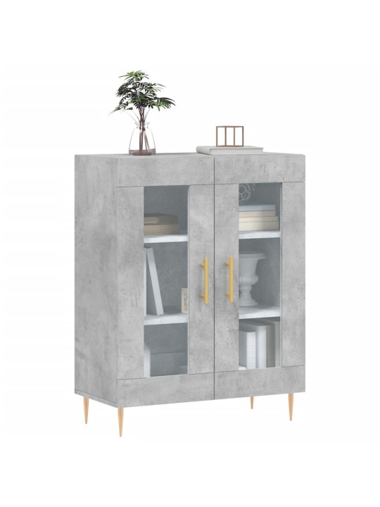 Příborník betonově šedý 69,5 x 34 x 90 cm kompozitní dřevo
