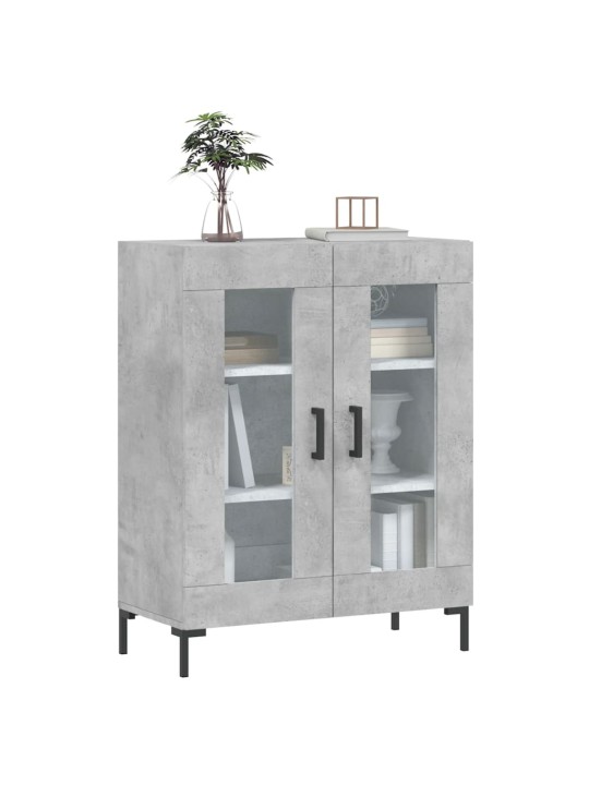 Příborník betonově šedý 69,5 x 34 x 90 cm kompozitní dřevo